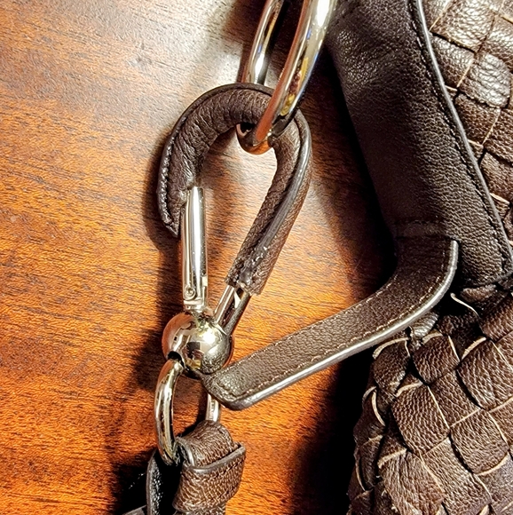 Nuovedive Woven Italian Leather Satchel - Picture 5 of 9